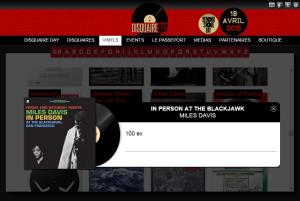 In Person at the Blackhawk, San Fransisco (Disquaire Day site web)